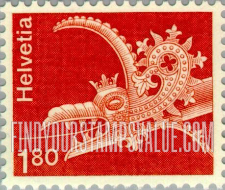 FindYourStampsValue: Federal Administration: Gargoyle, Bern Cathedral