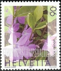 FindYourStampsValue: Federal Administration, Medicinal Plants: Vinca minor