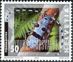 FindYourStampsValue: Federal Administration, Insects: Rosalia alpina
