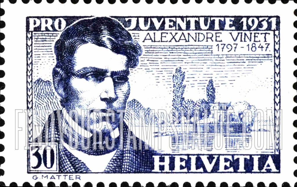 FindYourStampsValue: Semi-Postal: Alexandre Vinet