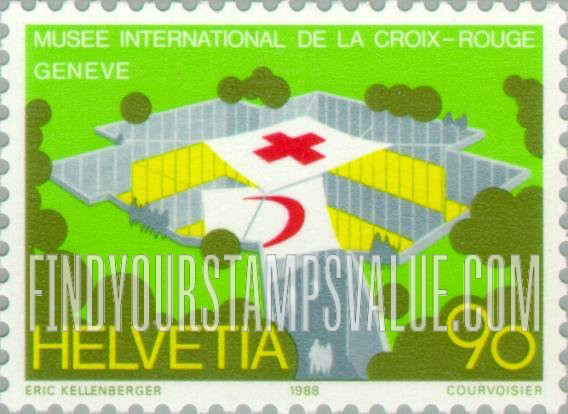 FindYourStampsValue: Federal Administration: International Red Cross Museum, Geneva