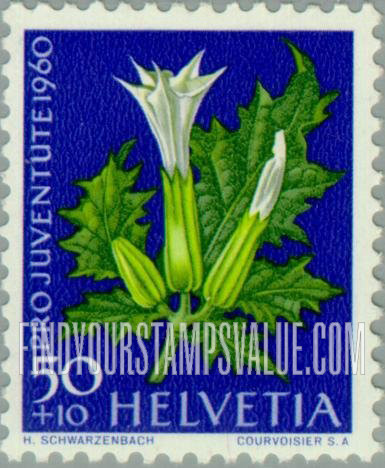 FindYourStampsValue: Semi-Postal, Flowers: Thorn apple