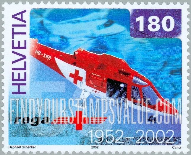 FindYourStampsValue: Federal Administration: Rega Air Rescue Foundation
