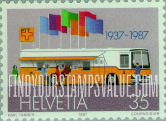 FindYourStampsValue: Federal Administration: Mobile P.O., 50th Anniversary