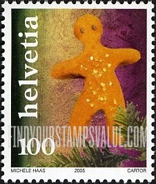 FindYourStampsValue: Federal Administration, Christmas: Gingerbread man