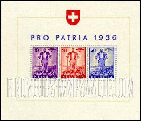 FindYourStampsValue: Semi-Postal: Alpine Herdsman