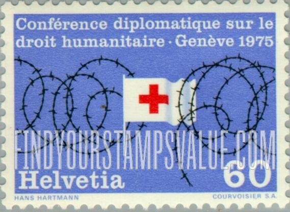 FindYourStampsValue: Federal Administration: Red Cross Flag, Barbed Wire