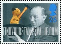 FindYourStampsValue: Great Britain (United Kingdom): British Television Programs for Children, 50th Anniversary - Sooty