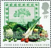 FindYourStampsValue: Great Britain (United Kingdom): Food and Farming Year - Fruit and Vegetables