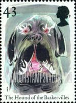 FindYourStampsValue: Great Britain (United Kingdom): Stories and Legends, Europa - The Hound of the Baskervilles