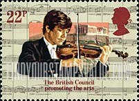 FindYourStampsValue: Great Britain (United Kingdom): 50th Anniversary of British Council - Promoting the Arts