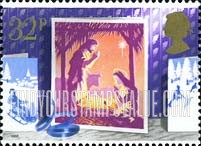 FindYourStampsValue: Great Britain (United Kingdom): Christmas Cards - Nativity