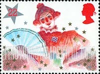 FindYourStampsValue: Great Britain (United Kingdom): Christmas Pantomime - Grande Dame