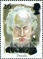 FindYourStampsValue: Great Britain (United Kingdom): Stories and Legends, Europa - Dracula