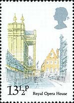 FindYourStampsValue: Great Britain (United Kingdom): London Landmarks - Royal Opera House