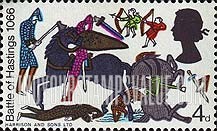 FindYourStampsValue: Great Britain (United Kingdom): 900th Anniversary of Battle of Hastings - Battle of Hastings