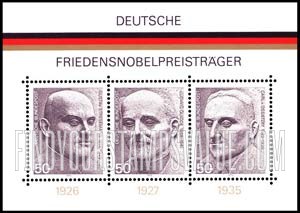 FindYourStampsValue: German Winners of Nobel Peace Prize