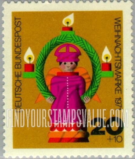FindYourStampsValue: SEMI-POSTAL - Christmas angel with light