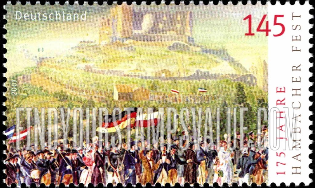 FindYourStampsValue: Hambacher Fest, 175th Anniversary