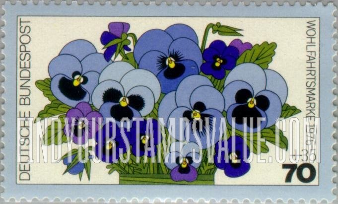 FindYourStampsValue: SEMI-POSTAL - Flowers: Pansies