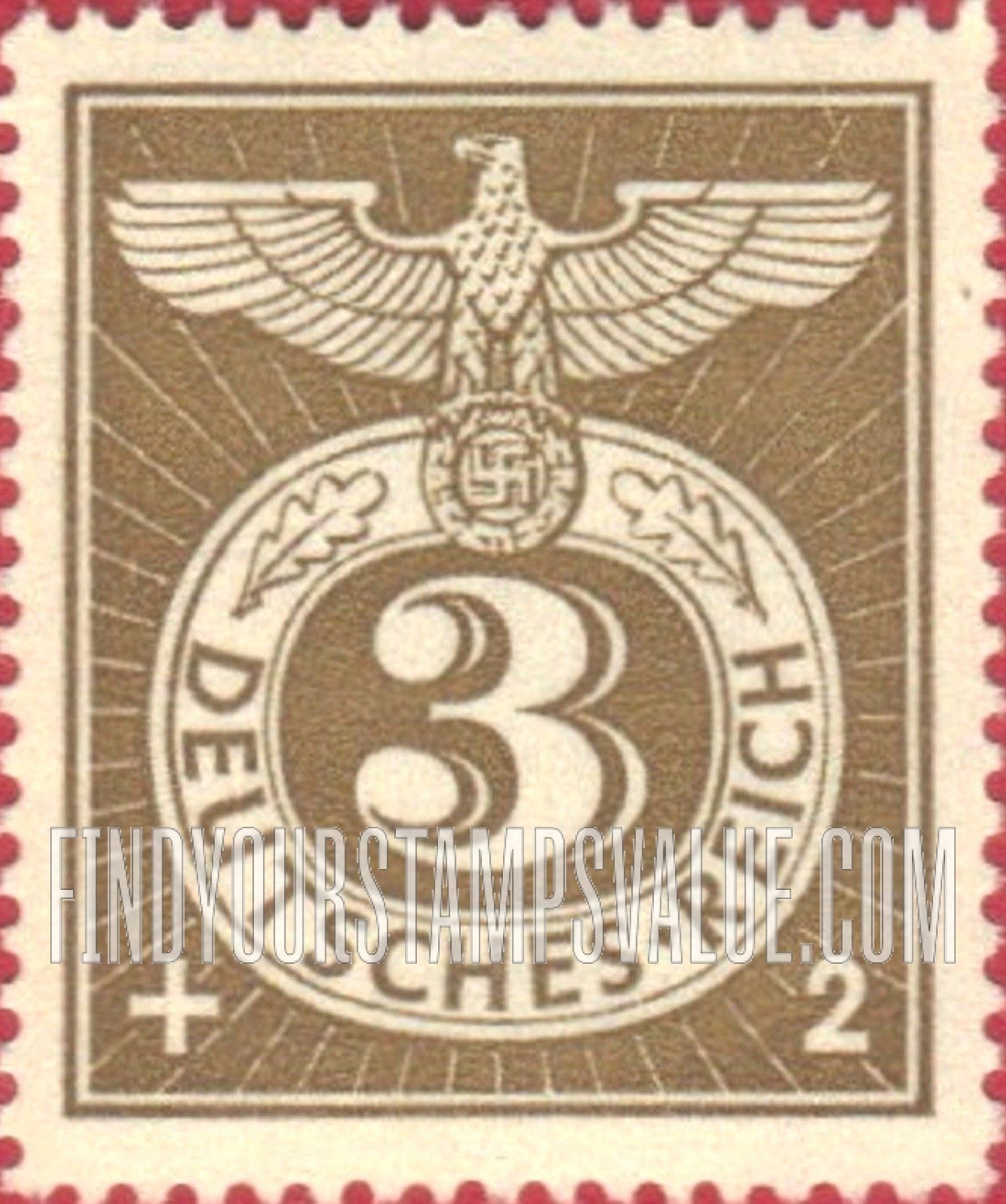 FindYourStampsValue: SEMI-POSTAL - Nazi Emblem