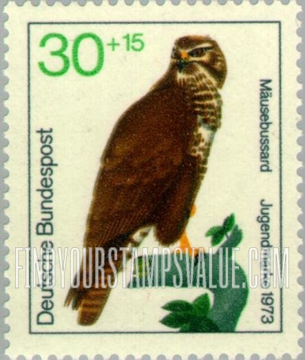 FindYourStampsValue: SEMI-POSTAL - Birds of Prey: Buzzard
