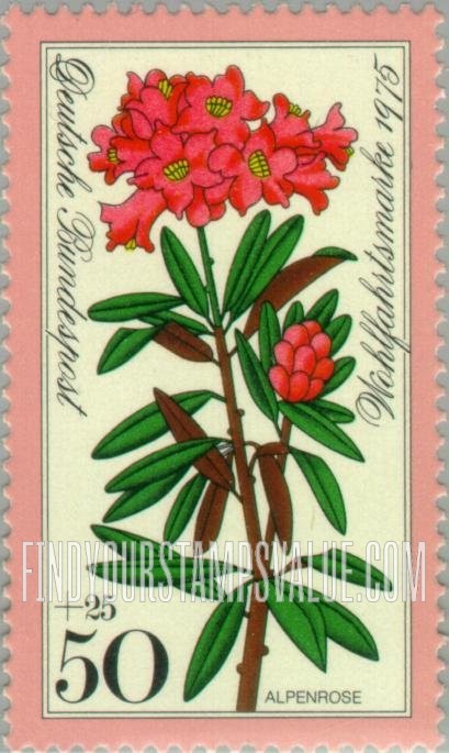 FindYourStampsValue: SEMI-POSTAL - Alpine Flowers: Alpine rose