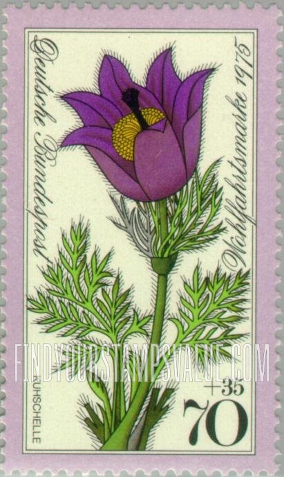 FindYourStampsValue: SEMI-POSTAL - Alpine Flowers: Pasqueflower