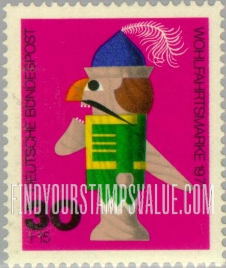 FindYourStampsValue: SEMI-POSTAL - Wooden Toys: Nutcracker