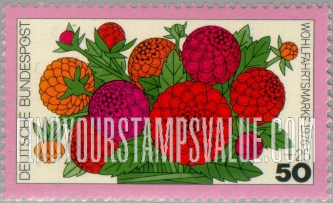 FindYourStampsValue: SEMI-POSTAL - Flowers: Dahlias