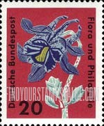 FindYourStampsValue: Flowers: Columbine
