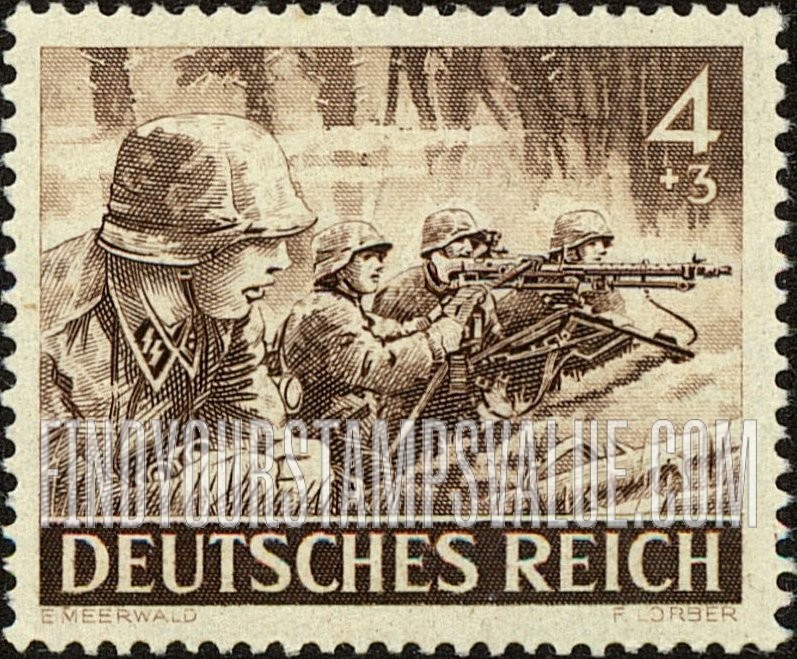 FindYourStampsValue: SEMI-POSTAL - Schutz-Staffel Troops