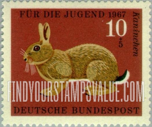 FindYourStampsValue: SEMI-POSTAL - Animal Type of 1966: Rabbit
