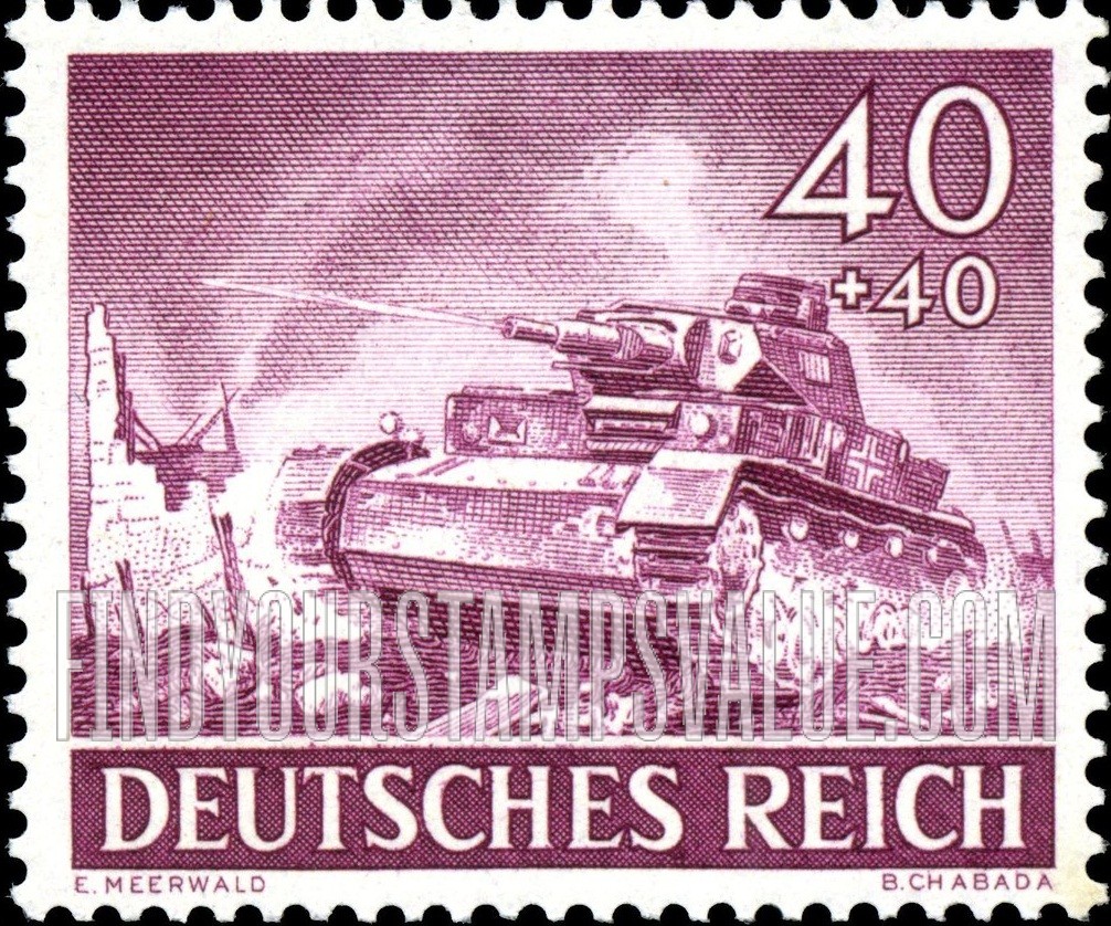 FindYourStampsValue: SEMI-POSTAL - Tank