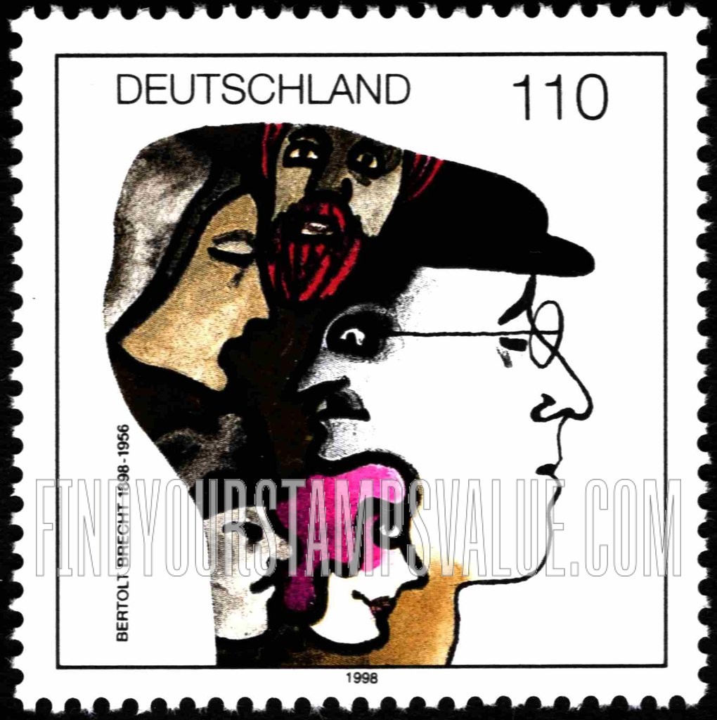 FindYourStampsValue: Bertolt Brecht (1898-1956), Playwright