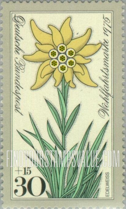 FindYourStampsValue: SEMI-POSTAL - Alpine Flowers: Edelweiss