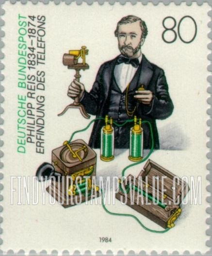 FindYourStampsValue: Philipp Reis (1834-1874) Physicist and Inventor