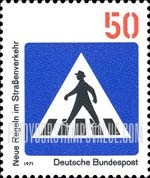 FindYourStampsValue: New Traffic Rules, Traffic Signs - Pedestrian Crossing
