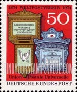 FindYourStampsValue: Centenary of the Universal Postal Union - Swiss and German 19th Century Mail Boxes