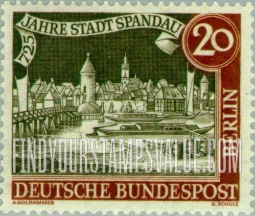 FindYourStampsValue: BERLIN - Spandau, 1850