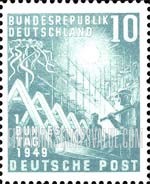 FindYourStampsValue: Opening of the First Federal Assembly - Reconstruction