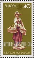 FindYourStampsValue: Europa, Ludwigsburg China Figurines - Girl selling Trinkets and Prints