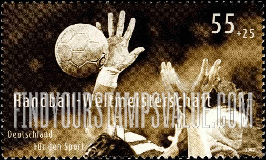 FindYourStampsValue: SEMI-POSTAL - Handball World Championships