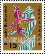 FindYourStampsValue: Flowers: Lady's Slipper