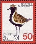 FindYourStampsValue: Protection of Birds - Golden Plover