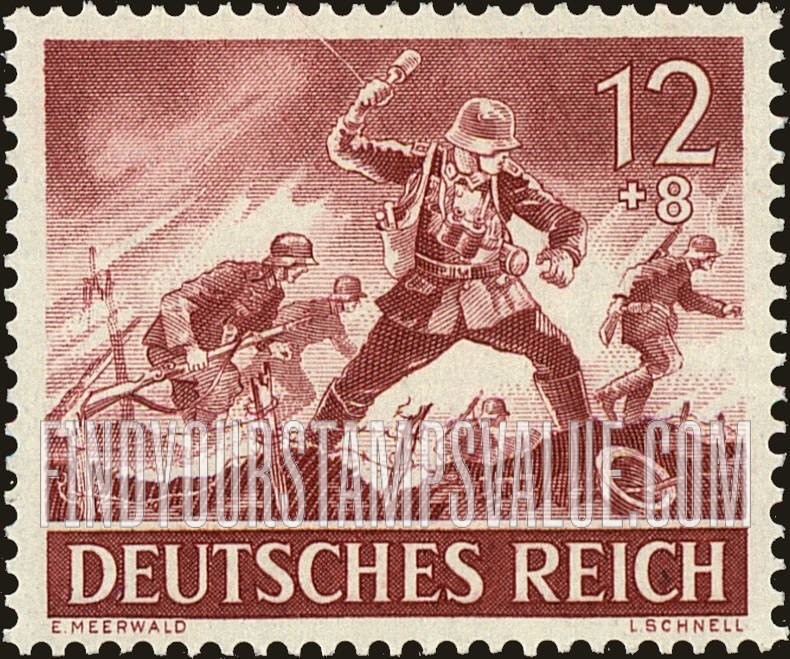 FindYourStampsValue: SEMI-POSTAL - Grenade assault