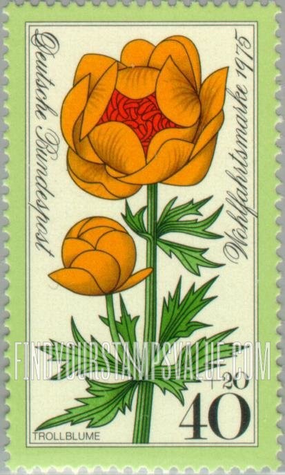 FindYourStampsValue: SEMI-POSTAL - Alpine Flowers: Trollflower