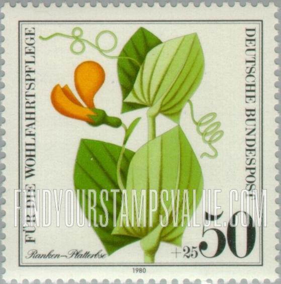 FindYourStampsValue: SEMI-POSTAL - Wildflowers: Climbing meadow pea