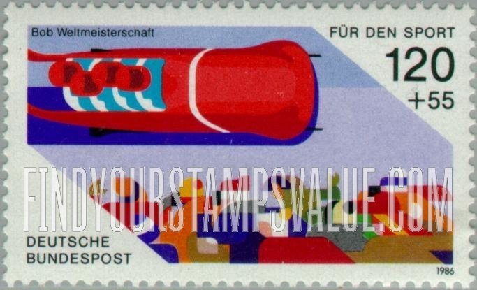 FindYourStampsValue: SEMI-POSTAL - European World Sports Championships: Bobsledding