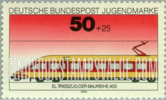 FindYourStampsValue: SEMI-POSTAL - Locomotives: Electric rail motor train Class 403
